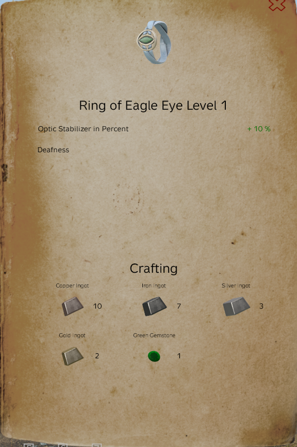 Ring of Eagle Eye Level 1