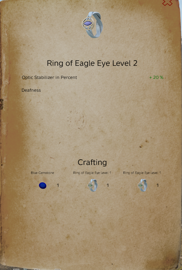Ring of Eagle Eye Level 2