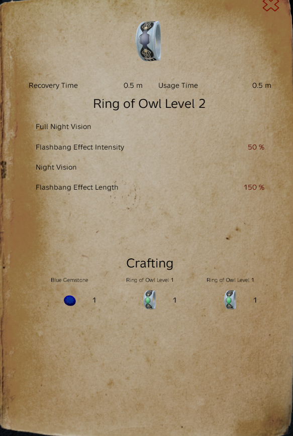 Ring of Owl Level 2