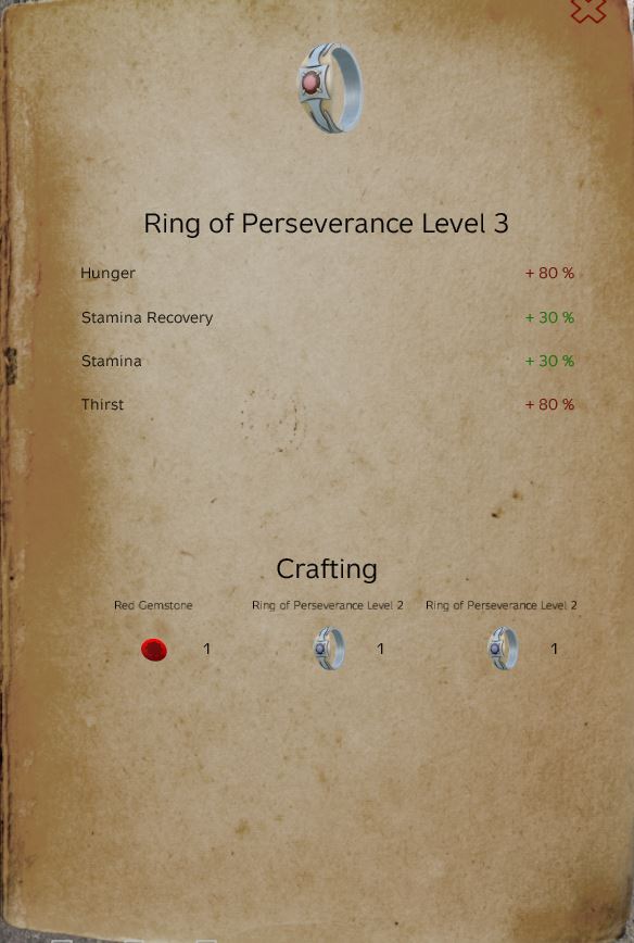 Ring of Perseverance Level 3
